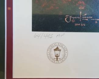 Artist Proof #64/495 - Apple Hill Victorian - Springtime at the Hartwick House - Hand-Signed Thomas Kinkade