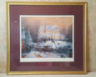Artist Proof #212/495 ~ Victorian Christmas II ~ A Holiday Celebration ~ Hand~Signed Thomas Kinkade