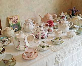 Beautiful Floral Teapots and Teacups Collection – Cottagecore Vintage Decor - For Your next Tea Party