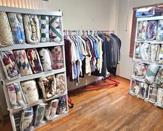 Brand new quilts - queen/king size. Men's clothing.