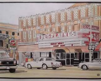 Onsite artist taking orders for custom 8 x10 drawings of your house or favorite landmarks. No frame. $100.