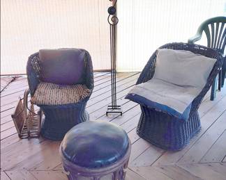 Vintage Wicker and rattan.