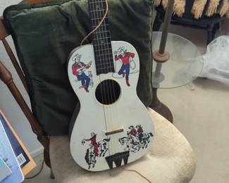 Vintage Gene Autry Emenee Guitar