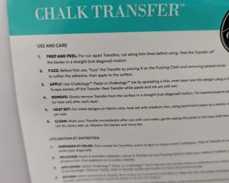 Chalk Couture Chalk Transfer DIY Stencils & paints