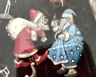 Vintage sterling Santa Claus