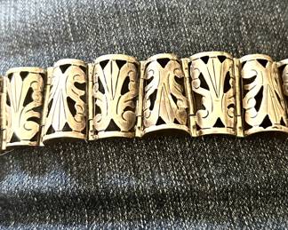 Signed Beto sterling bracelet