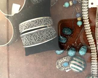 Lois hill signed sterling bracelets earrings