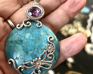 Sterling amethysts turquoise