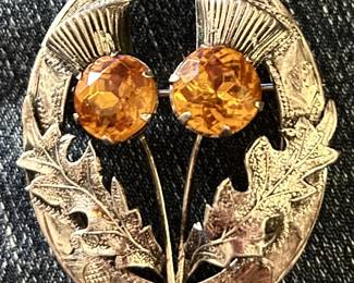 Scottish sterling brooch
