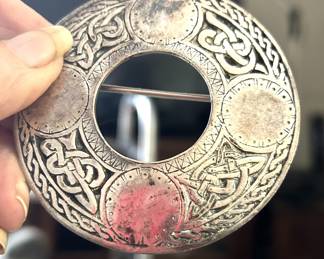 Scottish sterling brooch