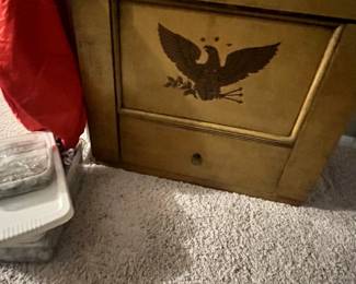 Storage cabinet - with drawer - antique