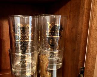 12 piece zodiac glasses
