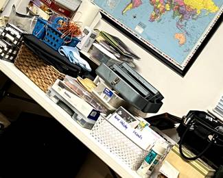 Craft room full of scrapbook supplies, paiting, quilting, etc...