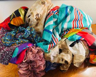 Scarves. Took me a minute too.