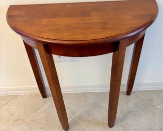 Another example of when they ran out of wood making a round table.