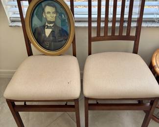 More fuzzy cushions and the $5 bill guy.