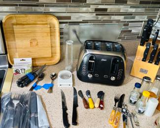 Finally, real silverware. That will make eating a lot easier.