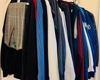 Sweaters for that week in January.