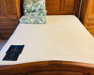 Clean mattress. Must be laundry day for the sheets.