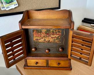 Old school radio. Powers up, but I'm not talented enough to get music out of it.