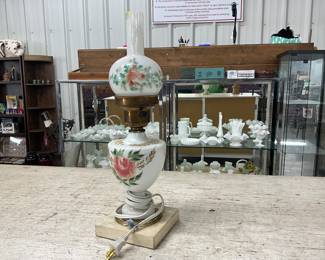 Hurricane Style Table Lamp