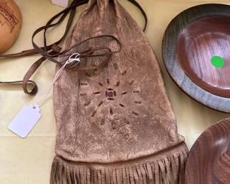 Native American Leather Pouch