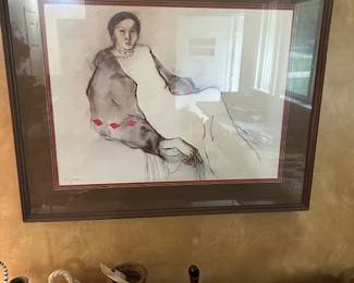 RC Gorman framed print