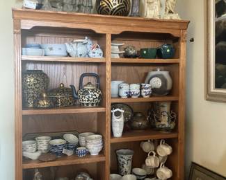 A nice selection of Asian pottery and decor