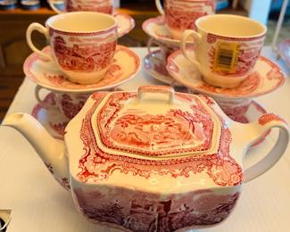 Johnson Brothers Old Castles Tea Set