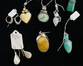 Close-up Sterling Pendants