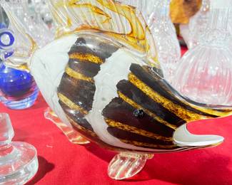 Large Art Glass Fish