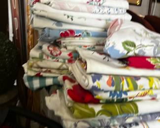 Collection of SCREENPRINTS /Vintage Cottons /Tablecloth /Collectible Cottage