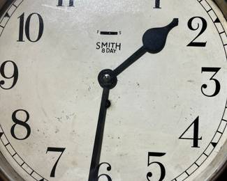 Wall Clock Vintage / Smith 8 day Vintage