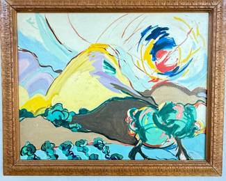 INFRA Abstract Painting Signed