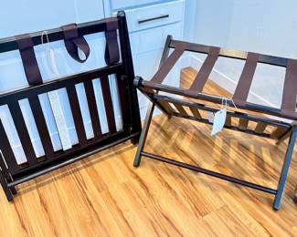 (2) Luggage Racks appear unused