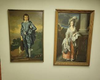 Vintage Paint by Number paintings. 