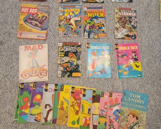 Vintage DC Comics, Vintage Marvel Star Wars Comics, Vintage Whitman Comics. 