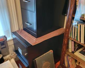 Heavy duty filling cabinet/safe. Currently open, looking for the key still.