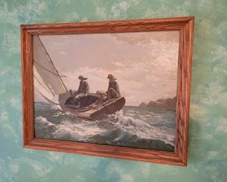 Vintage Paint by Number paintings. 