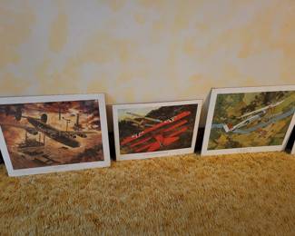 Vintage war plain prints.
