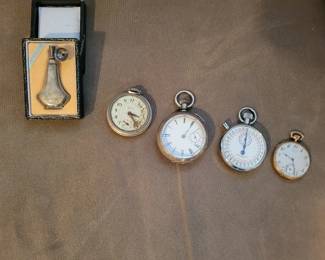 Antique pocket watches. 
