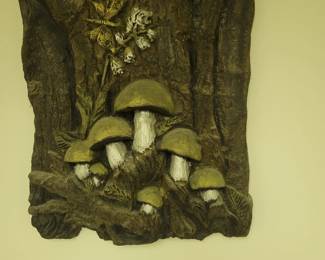 Mid-Century mushroom wall hanging! Super Cool!!