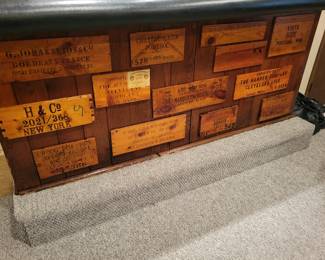 I believe these wine case lids can be removed and sold, I do not think the entire bar can be removed. 