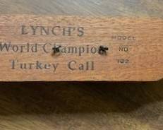 Vintage Lynch's World Champion Turkey Call No. 102