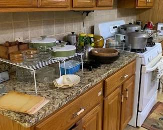 Just some of the kitchen items that we have