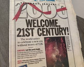 Chicago suntimes 2000 welcome 21st century paper