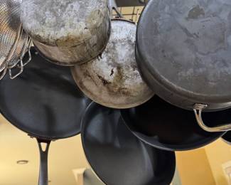 Assortment of pots and pans