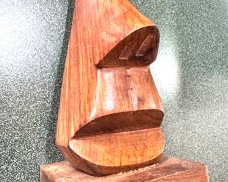 MCM Hand Carved Wooden Sunglasses Stand