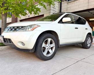 2005 Nissan Murano, White less than 80,000 miles