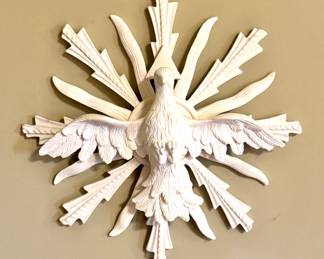 Holy Spirit Symbolism Wall Plaque Statue